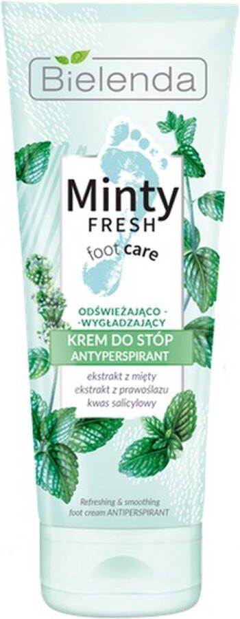 Bielenda Minty Fresh Voetverzorging verfrissende en verzachtende crème 100ml