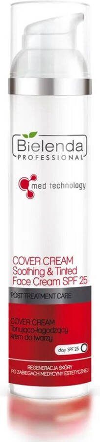 Bielenda Professional Cover Cream verstevigende en verzachtende gezichtscrème SPF25 100ml