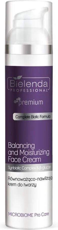 Bielenda Professional Microbiome Pro Care Evenwichtige en Hydraterende Gezichtscrème 100ml