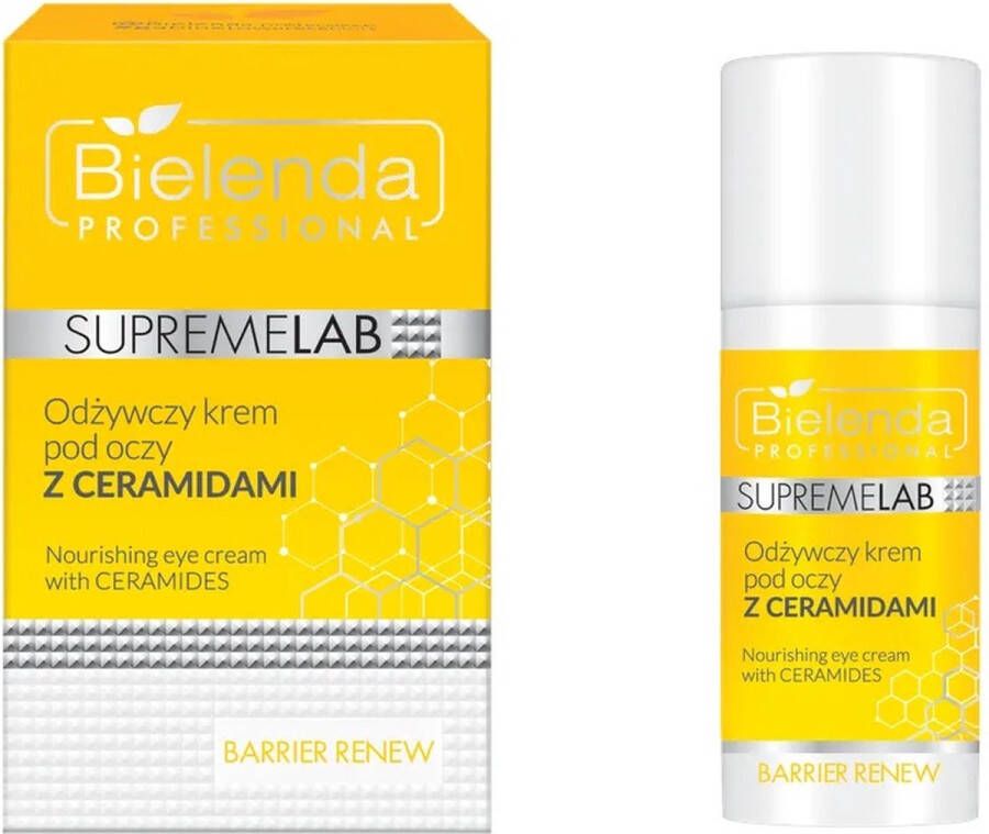 Bielenda Professional SupremeLab Barrier Renew oogcrème met ceramiden 15ml