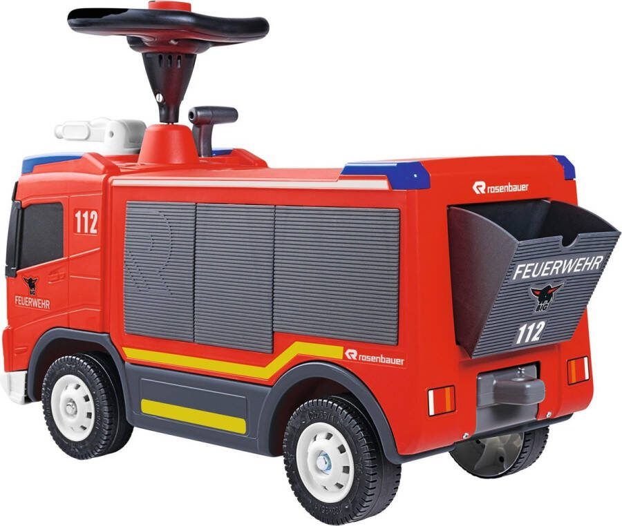 BIG Brandweer Rutscher Realistisch Glijvoertuig met Spuitfunctie en Geheimcompartiment