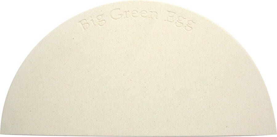 Big Green Egg Half moon Conveggtor Steen Baking Pizza Stone Medium 30 5cm x 15 5cm x 1 5cm