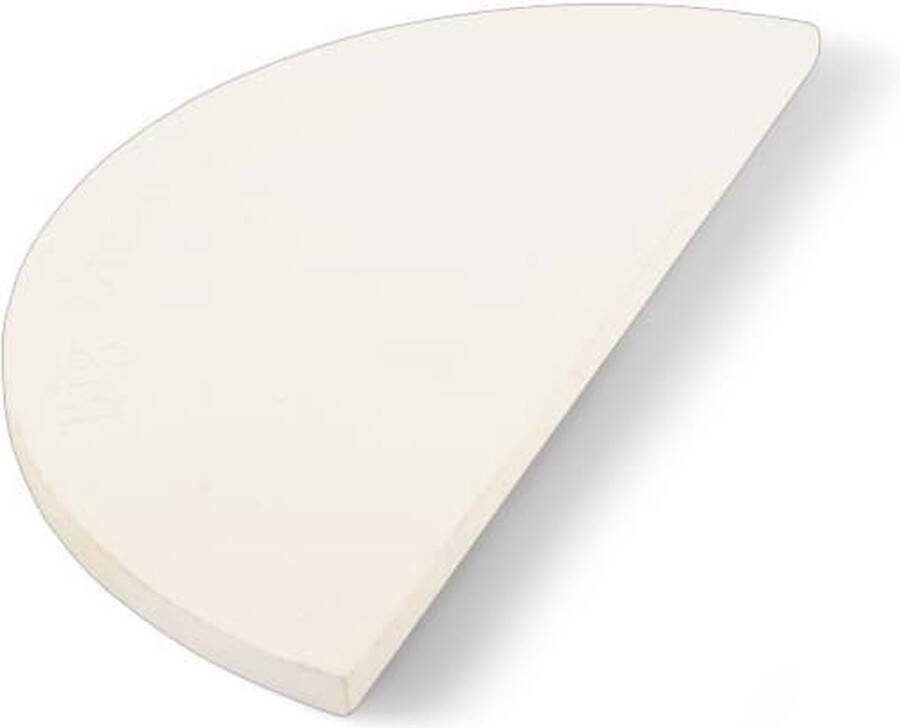 Big Green Egg Half moon Conveggtor Steen Baking Pizza Stone Medium 30 5cm x 15 5cm x 1 5cm