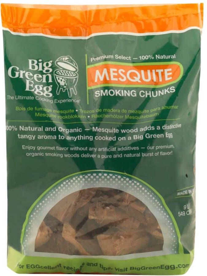 Big Green Egg Wood Chunks Mesquite 9 L