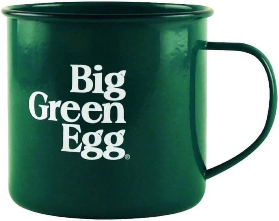 Big Green Egg Mok Beker Mug Geëmailleerd Enamel