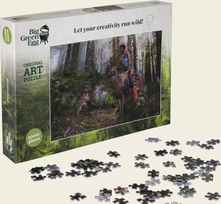 Big Green Egg Puzzel 1000 Stukjes Brainfood Puzzel