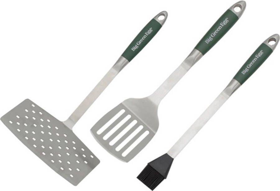 Big Green Egg tool set van 3: kwast + spatel + brede spatel