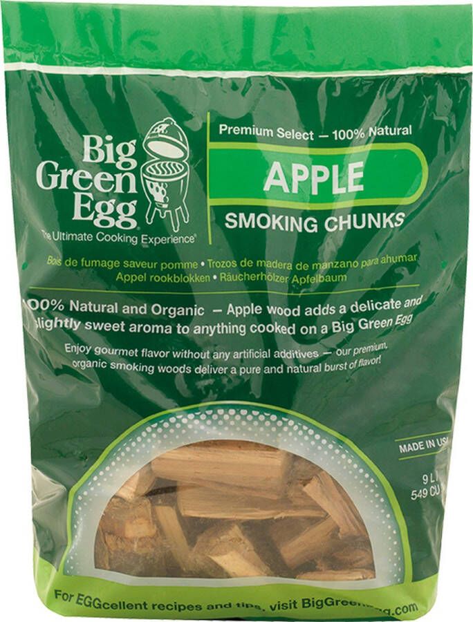 Big Green Egg Wood Chunks Rookhout Appel