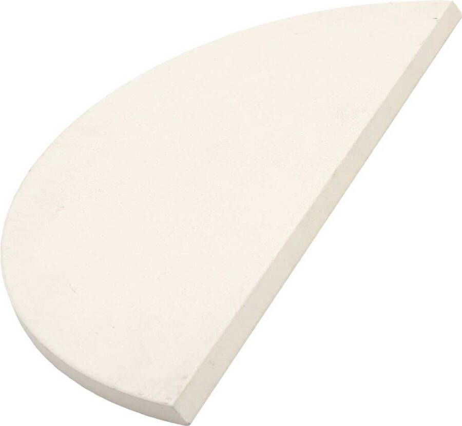 Big Green Egg XL Baking Stone Pizzasteen Halve Maan