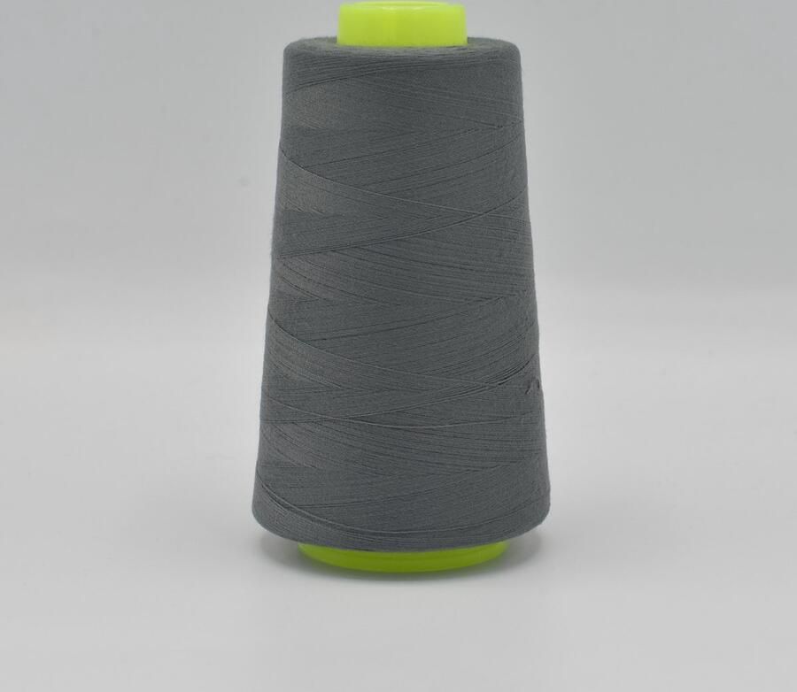 Big in Fabric Overlock Garen per 4 stuks 3000 Yards (2742 meter) per stuk In 36 kleuren leverbaar Grijs