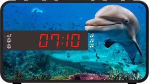 Bigben Wekker met drie verschillende frontjes en geluidseffecten Dieren