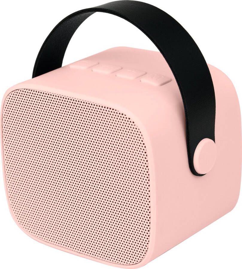 Bigben Party Draagbare Karaokeset met 2 microfoons Bluetooth Roze