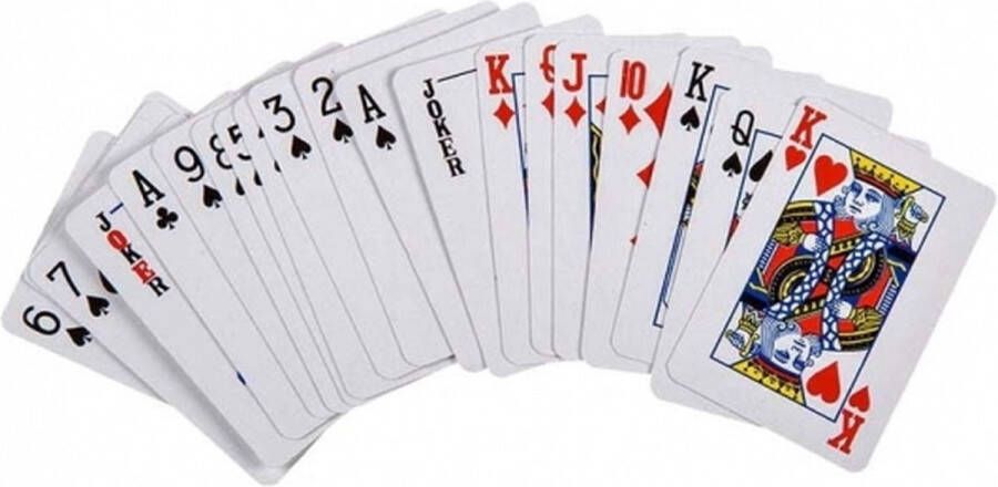 BigBuy Party OOTB Mini Speelkaarten Kaartspel Poker 40x60mm