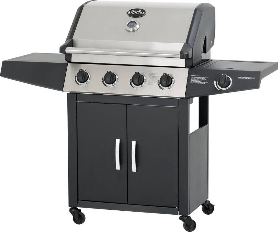 Bighorn Gasbarbecue en Grill – 4+1 Branders – Total 52 000 BTU