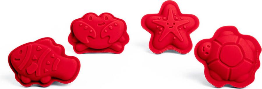 BIGJIGS Cherry Red Character Sand Moulds