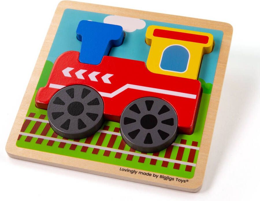 BIGJIGS Chunky Lift Out Train Puzzle