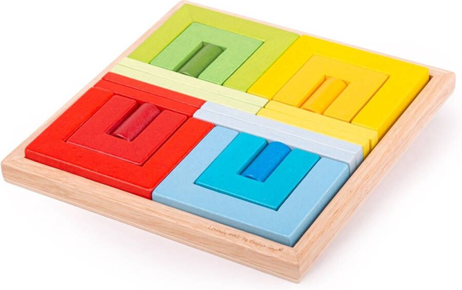 Bigjigs Toys Blokkenset Deuropeningen-Cilinders-Planken