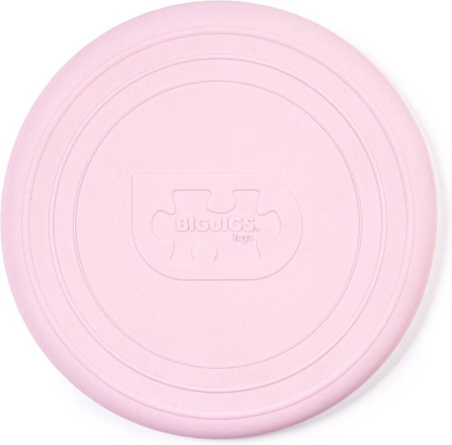 BIGJIGS Flexibele frisbee blush pink Roze