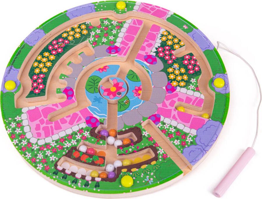 BIGJIGS Flower Garden Maze Puzzle