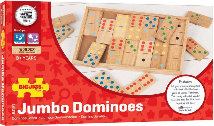 BigJigs Jumbo Domino 29dlg.