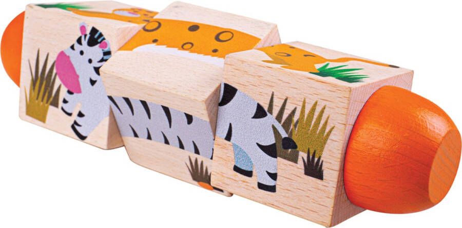BIGJIGS Jungle Twist Blokken (6)