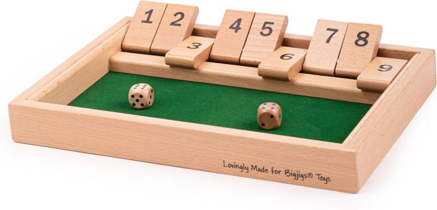 BIGJIGS Spel Shut the box Solo