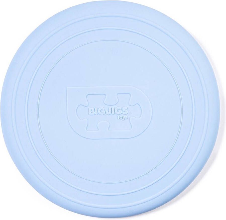 BigJigs siliconen frisbee Powder Blue