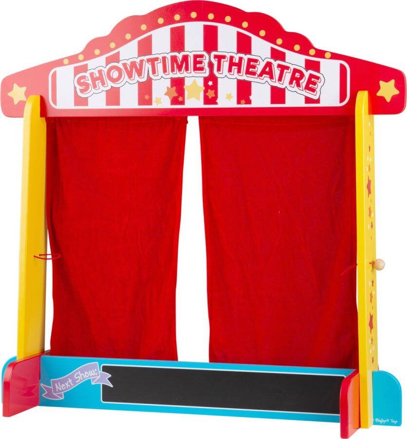 BigJigs speelgoed Poppenkast voor op tafel Green Toys