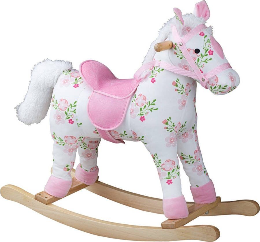 BigJigs speelgoed Roze schommelpaard Green Toys