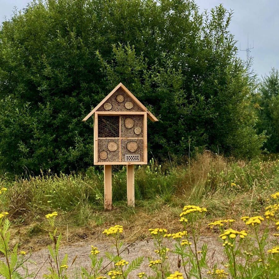 Bijenhotelkopen.nl Insectenhotel BeeHome 1 cassette groot insectenhotel
