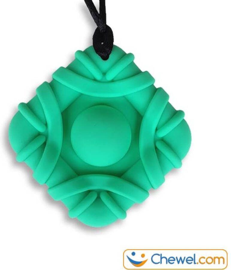 Bijtketting.nl Bijtketting Plop Kauwketting Ploppen en Bijten Groen