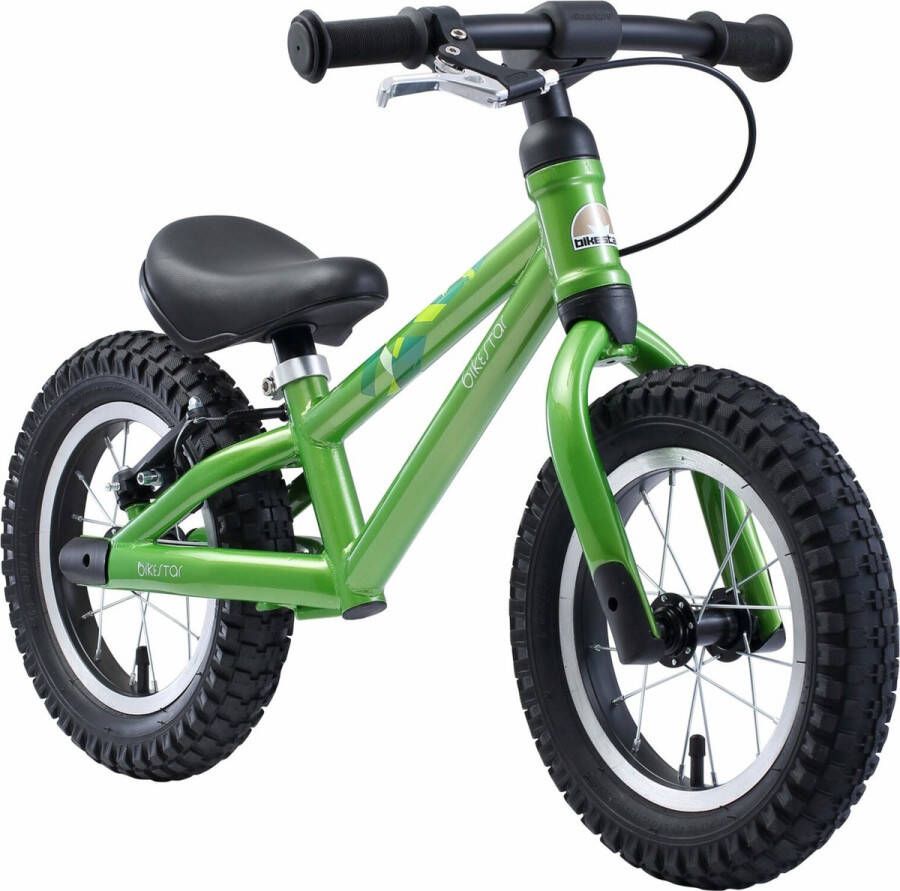 Bikestar 12 inch MTB loopfiets groen