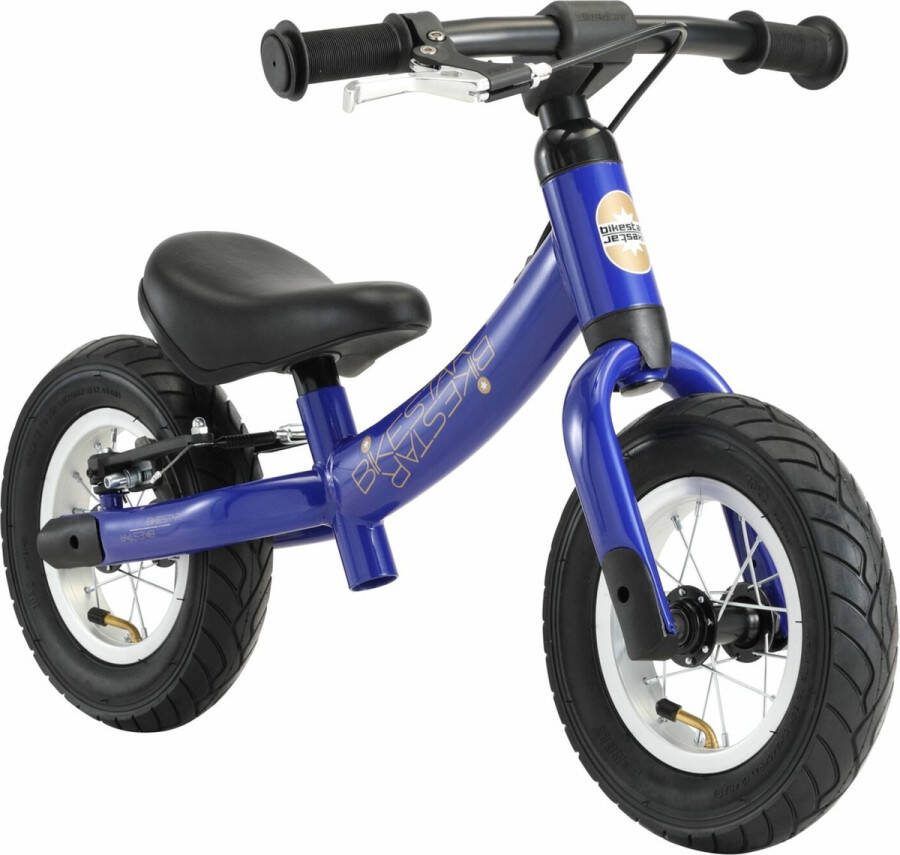 BikeStar Sport 2 in 1 meegroei loopfiets 10 inch blauw