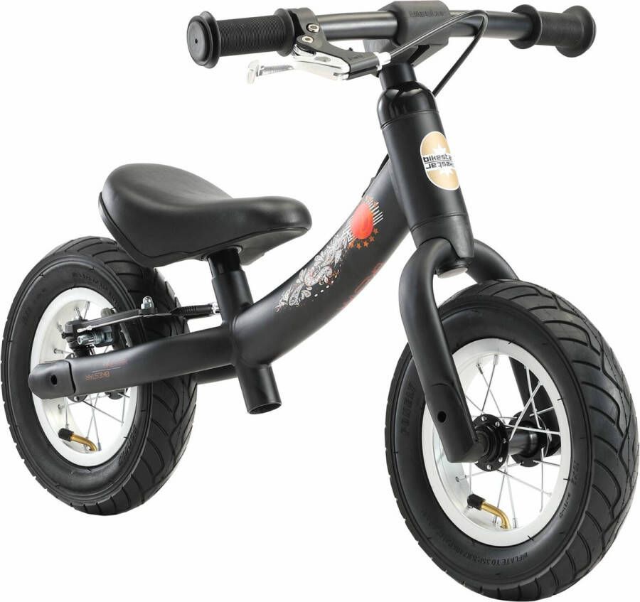 BikeStar Sport 2 in 1 meegroei loopfiets 10 inch zwart