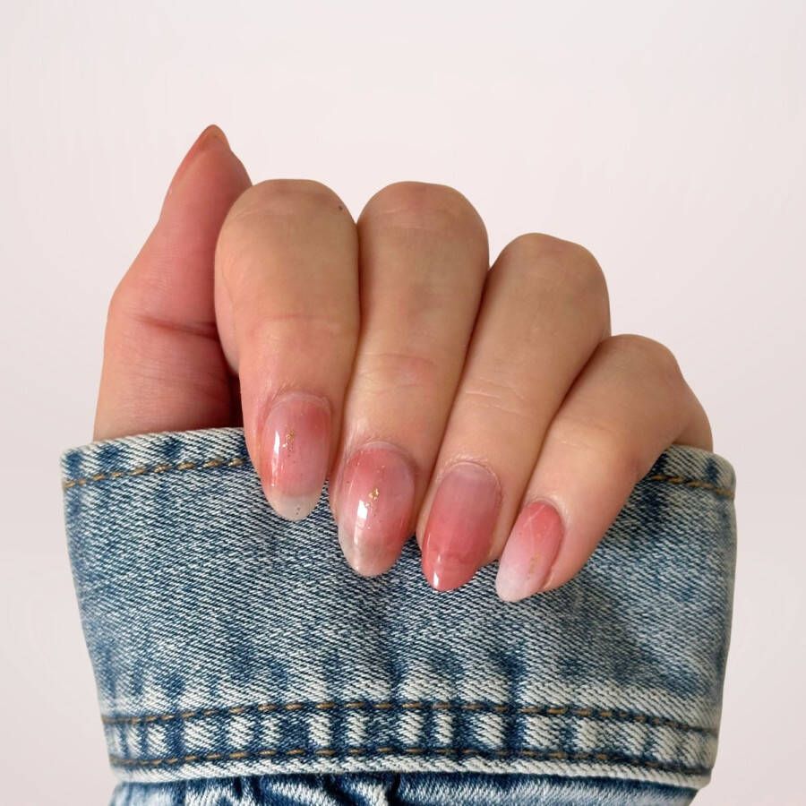 BIMA Nails Gellak Nagel Stickers Gel Nagel Wraps Ombre Nail Art Blossom Blush