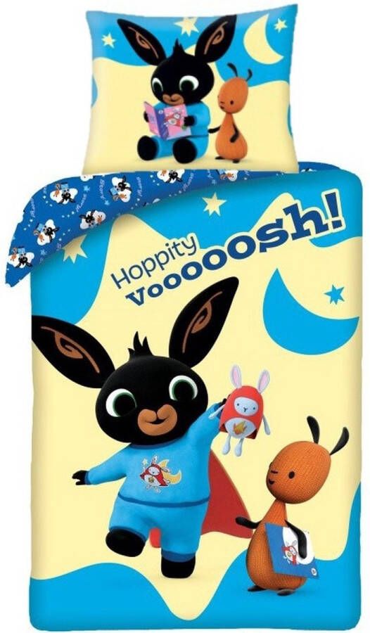 Bing Bunny Dekbedovertrek Hoppity 140 x 200 cm + 70 x 90 cm katoen