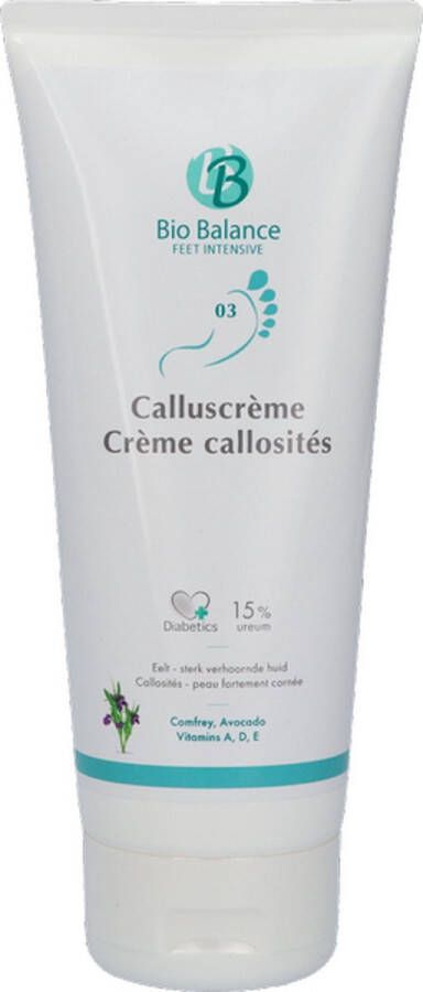 Bio Balance Voetcrème Calluscrème 15% Ureum Eelt Sterk verhoornde huid 200 ml