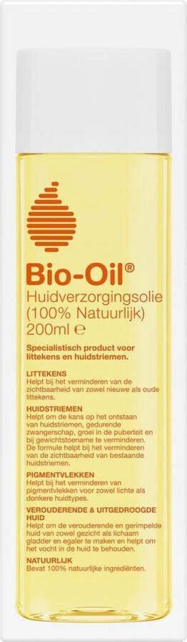 Bio Oil Body oil 200ml 100% natuurlijk Vegan Parfumvrij