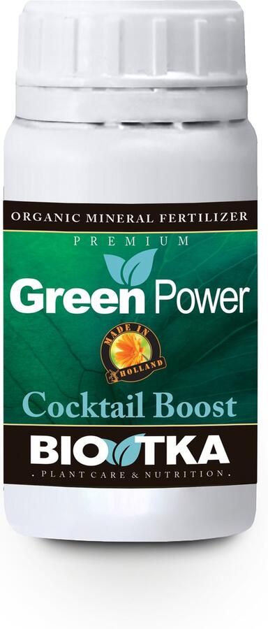 BIO TKA BioTka GREEN POWER (Cocktail Boost) 250ml. (plantvoeding biologische voeding biologische plantvoeding kamerplanten bio supplement hydro plantvoeding aarde PK Boost Cocktail Booster kokos voeding organisch booster)