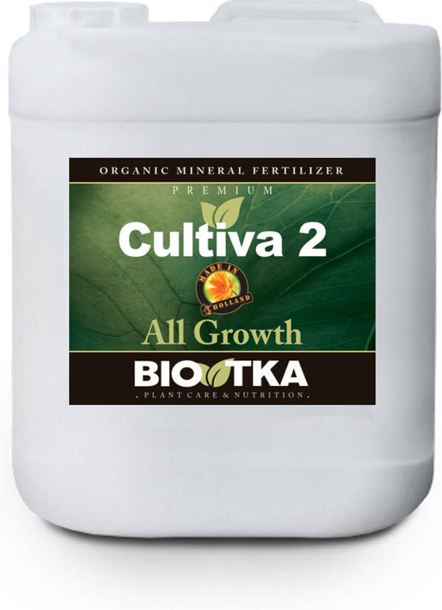 BIO TKA CULTIVA 2 ALL GROWTH 10Ltr Groeivoeding groei plantvoeding biologische voeding biologische plantvoeding bio supplement hydro plantvoeding aarde kokosvoeding kokos voeding coco organische plantenvoeding organisch