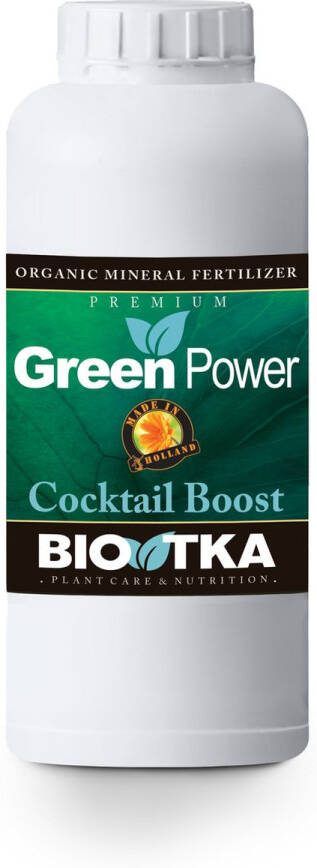 BIO TKA BioTka GREEN POWER (Cocktail Boost) 1 Ltr. (plantvoeding biologische voeding biologische plantvoeding kamerplanten bio supplement hydro plantvoeding aarde PK Boost Cocktail Booster kokos voeding organisch booster)