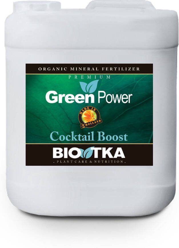 BIO TKA BioTka GREEN POWER (Cocktail Boost) 5 Ltr. (plantvoeding biologische voeding biologische plantvoeding kamerplanten bio supplement hydro plantvoeding aarde PK Boost Cocktail Booster kokos voeding organisch booster)