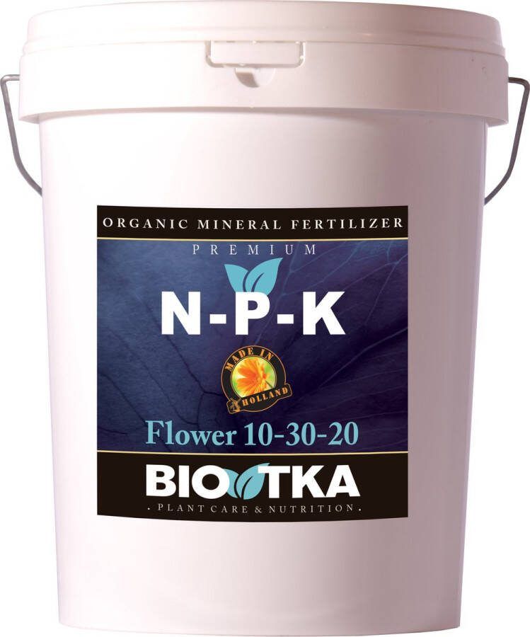 BIO TKA Microgranulaat NPK 10-30-20 Bloeifase 5 kg. Bio Micro bloei plantvoeding biologische voeding biologische plantvoeding planten bio supplement hydro plantvoeding aarde kokosvoeding kokos voeding organische voeding