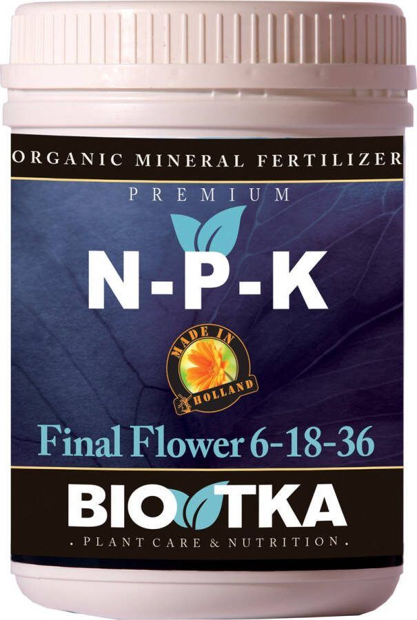 BIO TKA Microgranulaat NPK 6-18-36 Eind bloeifase (vruchtfase) 500 gr. Bio Micro plantenvoeding biologische voeding biologische plantenvoeding planten bio supplement hydro voeding plantenvoeding aarde kokosvoeding kokos voeding – bloei