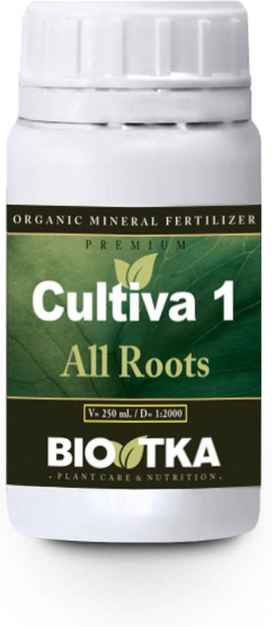 BIO TKA CULTIVA 1 ALL ROOTS 250ml Wortelstimulator wortel plantvoeding biologische voeding biologische plantvoeding bio supplement hydro plantvoeding aarde kokosvoeding kokos voeding organische plantenvoeding organisch