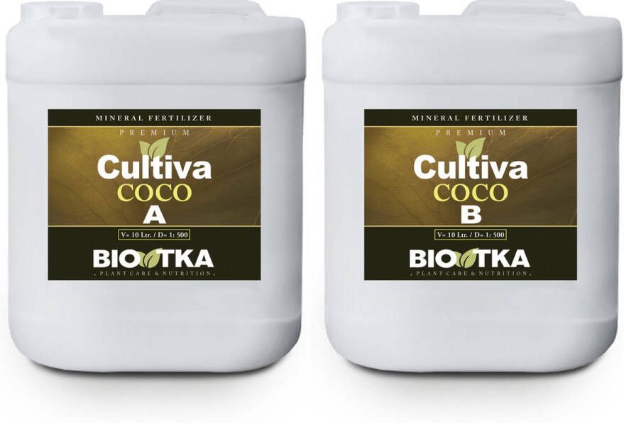 BIO TKA CULTIVA COCO A+B 10Liter (Set) plantvoeding biologisch biologische plantvoeding planten bio supplement hydro plantvoeding aarde kokosvoeding kokos voeding – coco – cocovoeding organische plantenvoeding organisch