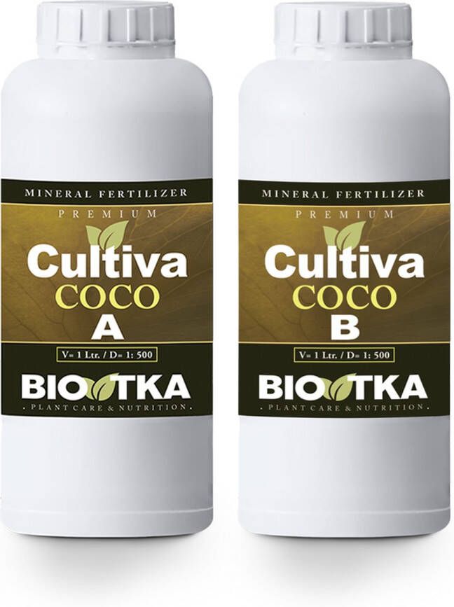 BIO TKA BioTka CULTIVA COCO A+B 1 Ltr. (Set) plantvoeding biologisch biologische plantvoeding planten bio supplement hydro plantvoeding aarde kokosvoeding kokos voeding – coco – cocovoeding organische plantenvoeding organisch