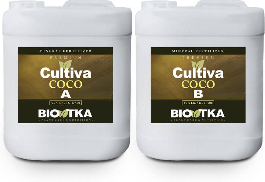 BIO TKA BioTka CULTIVA COCO A+B 5 Ltr. (Set) plantvoeding biologisch biologische plantvoeding planten bio supplement hydro plantvoeding aarde kokosvoeding kokos voeding – coco – cocovoeding organische plantenvoeding organisch