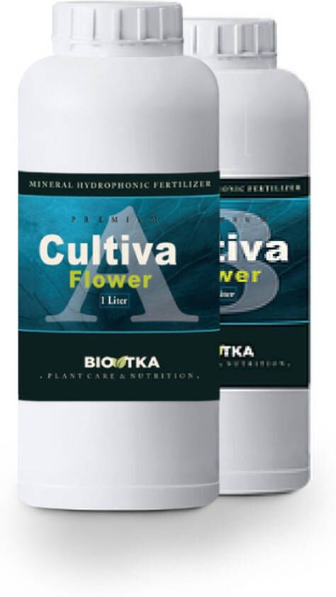 BIO TKA HYDRO CULTIVA FLOWER A + B 1Liter Bloei (Set) plantvoeding biologische voeding supplement booster planten bio supplement hydro plantvoeding aarde kokos voeding hydro hydroponic organische plantenvoeding