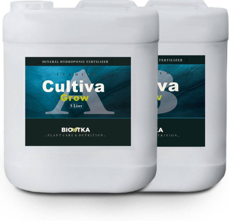 BIO TKA BioTka HYDRO CULTIVA GROW A + B 5 Ltr. Groei (set) plantvoeding biologische voeding supplement booster planten bio supplement hydro plantvoeding aarde kokos voeding hydro hydroponic organische plantenvoeding